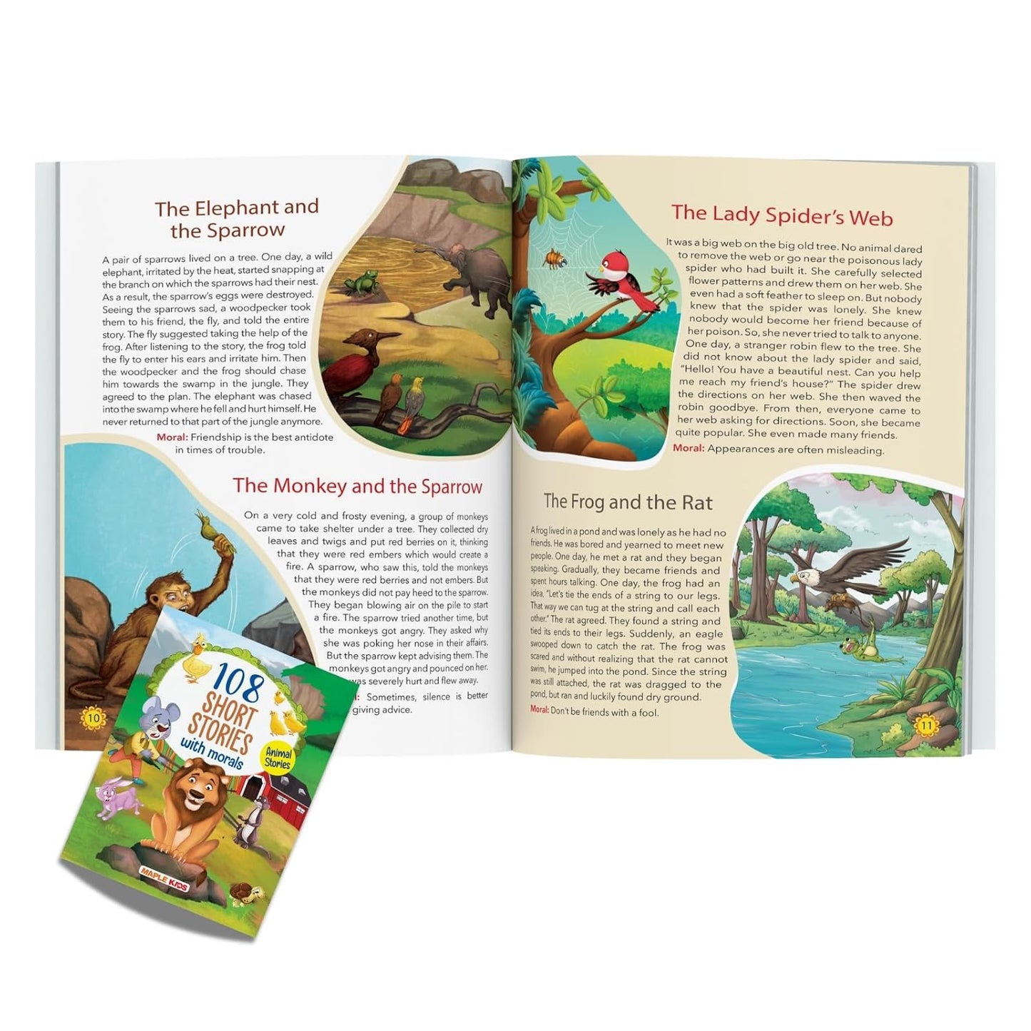 Maple - 108 Short Stories with Morals - Animal Stories - English Short Stories for Children. Paperback