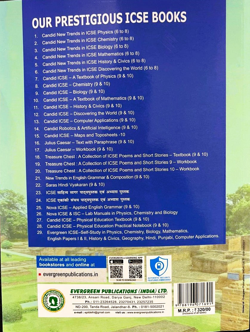 Evergreen ICSE Treasure Chest Workbook & Textbook For Class 9 (A Collection of ICSE Poems & Short Stories) - Combo of 2 Books - Latest for 2025 Examination - Paperback