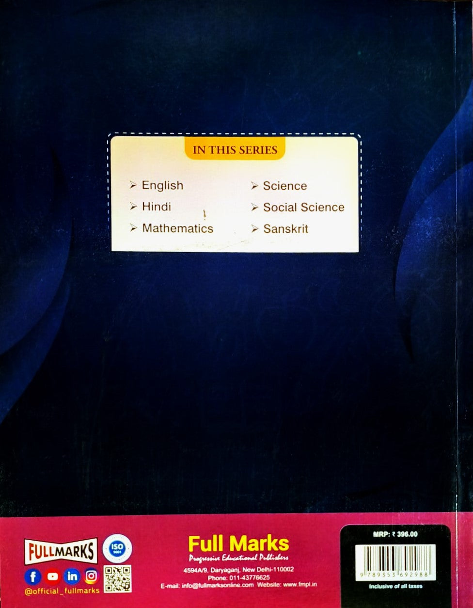 Full Marks DAV Social Science Complete Study Material for Class 7 - Based on the Latest Textbook _ New Edition for 2027 Examination