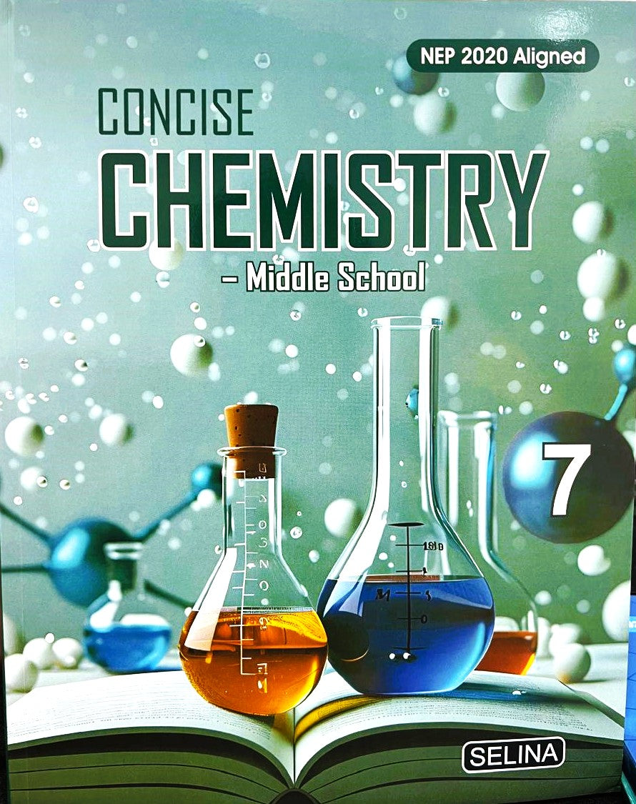 Selina Class 7 Middle School Physics, Chemistry, Biology & Math - Combo of 4 Books - Latest For 2025 Session