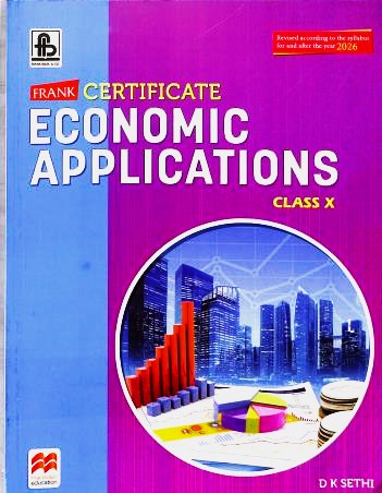 Macmillan Frank Economics Application For Class 10 - Latest for 2025-26 Session. Paperback