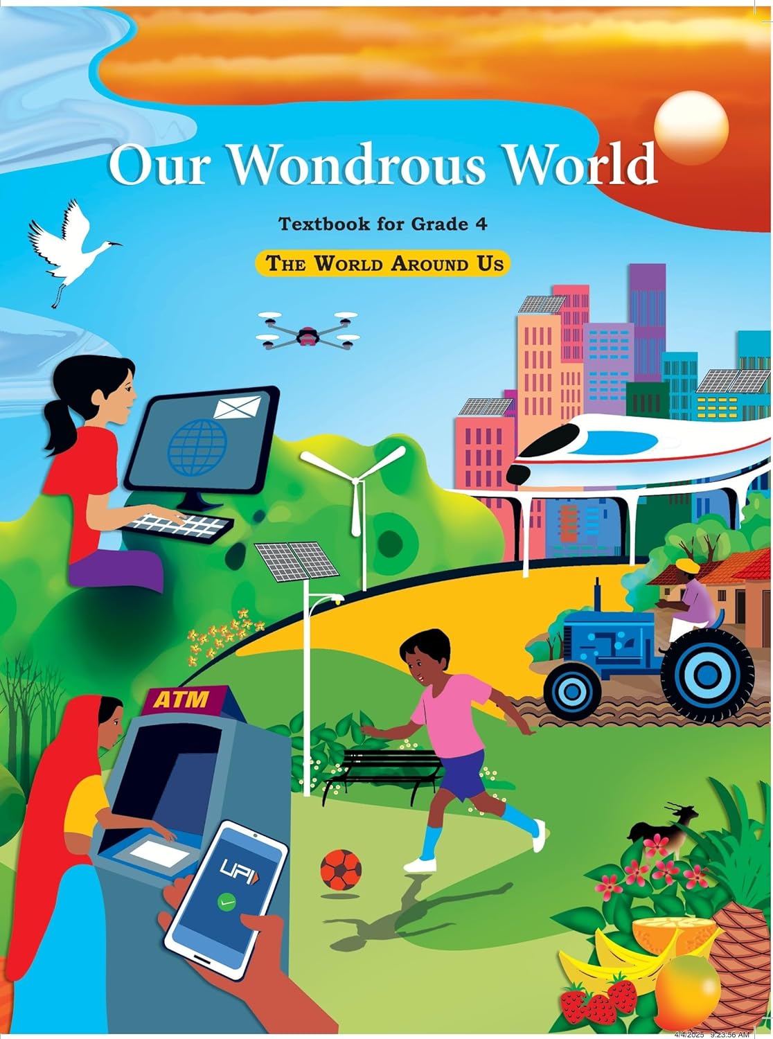 NCERT Maths Mela, Veena, Santoor & Our Wondrous World Textbook For Class 4 - Set of 4 Books - Latest Edition