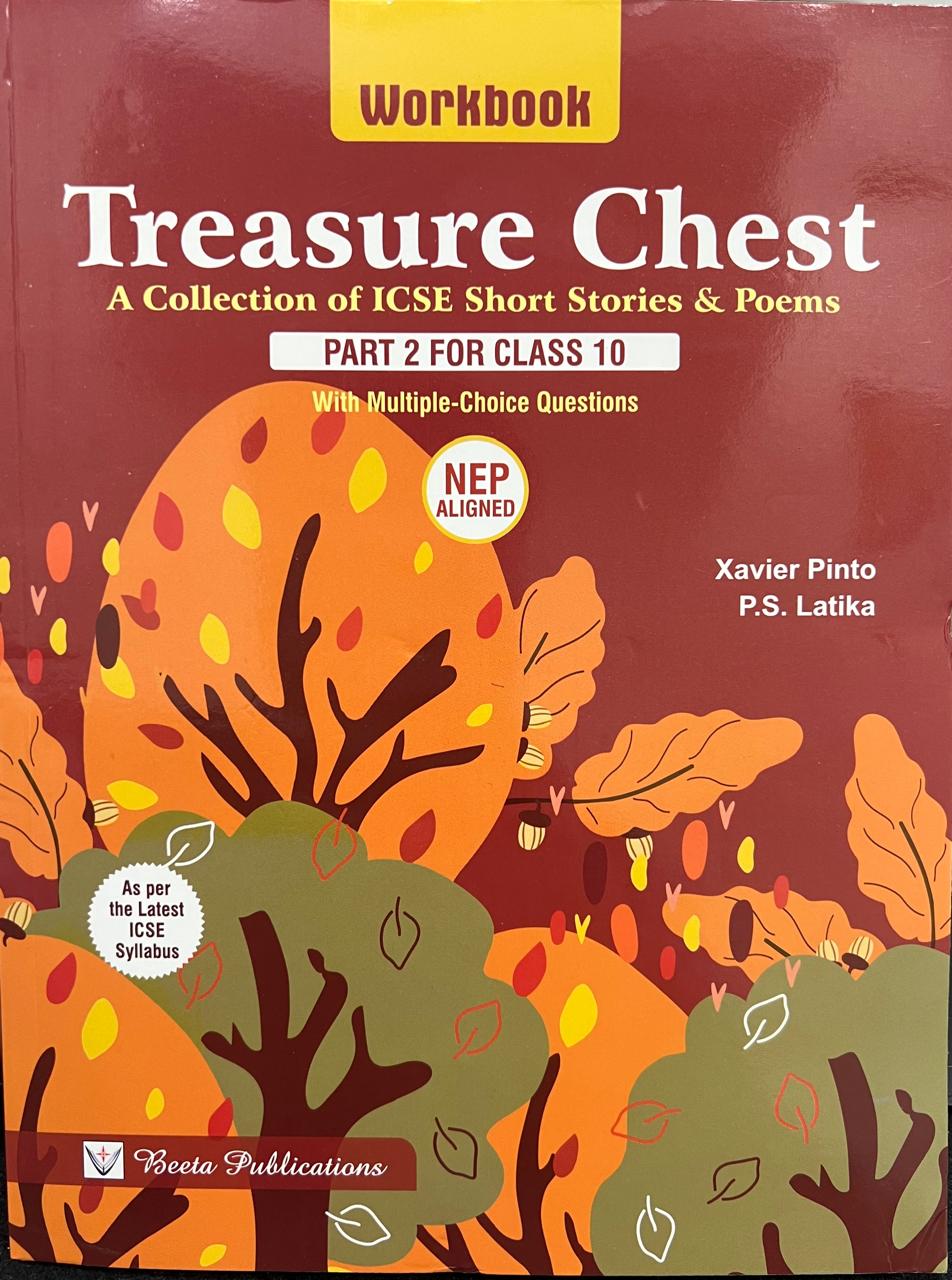 Morning Star Treasure Chest Workbook (Part 2) (A Collection of ICSE Short Stories & Poems) for Class 10 - Latest for 2025-26 Session. Paperback