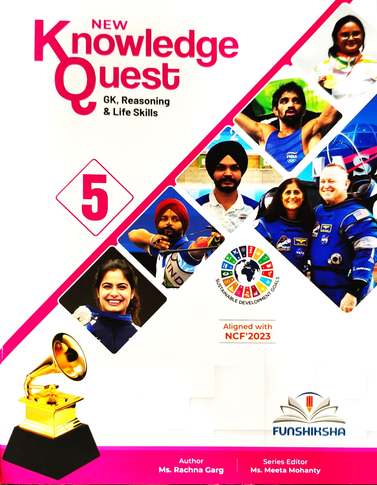 Funshiksha - New Knowledge Quest (GK Reasoning & Life Skills) For Class 5 - Aligned with NCF's 2023