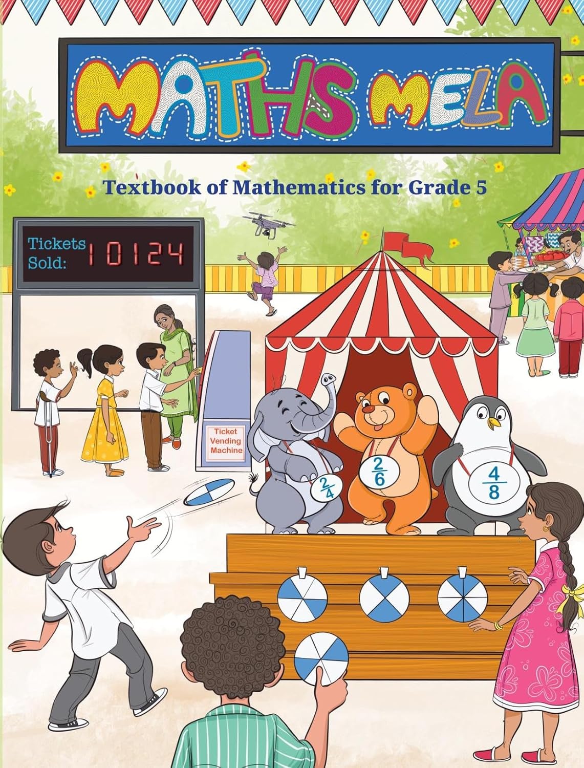 NCERT Maths Mela, Veena, Santoor & Our Wondrous World Textbook For Class 5 - Set of 4 Books - Latest Edition