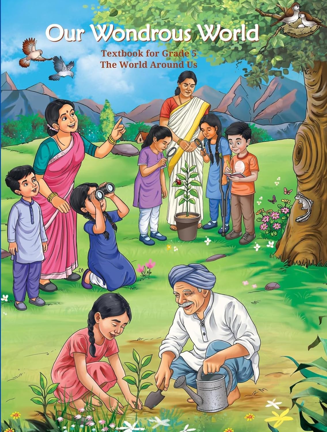 NCERT Maths Mela, Veena, Santoor & Our Wondrous World Textbook For Class 5 - Set of 4 Books - Latest Edition