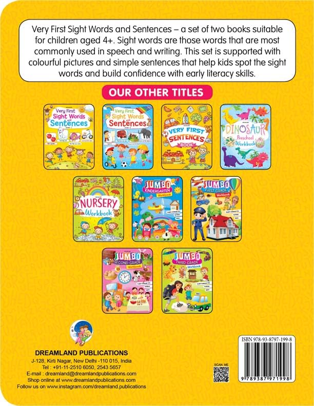 Dreamland Very First Words & Sentences Level-1