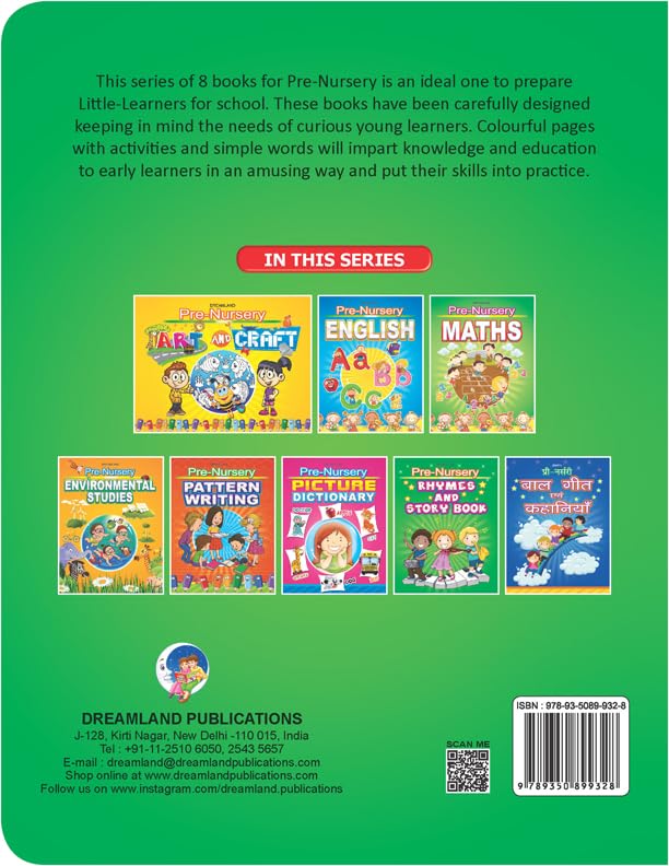 Dreamland Pre-Nursery Rhymes & Story Book for Age 2-5 Years