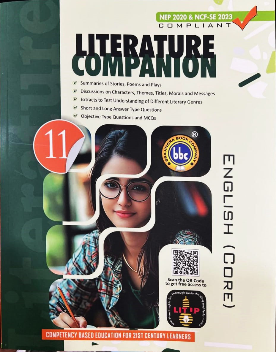 BBC Compacta Assignments English Core With Literature Companion for Class 11 - Set of 2 Books - Latest for 2025-26 Session. (Hardbound)