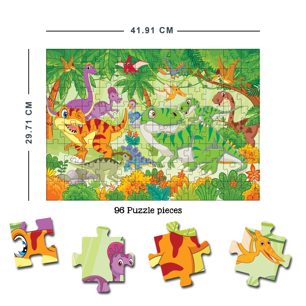 Dreamland Educational Jigsaw Puzzle - Dinosaur World
