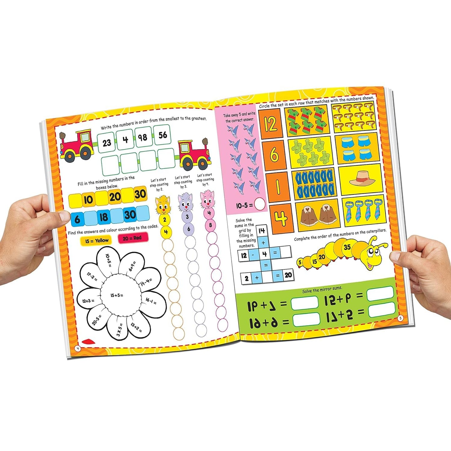 Dreamland 365 Math Activity Book for Age 6-8 Years Kids