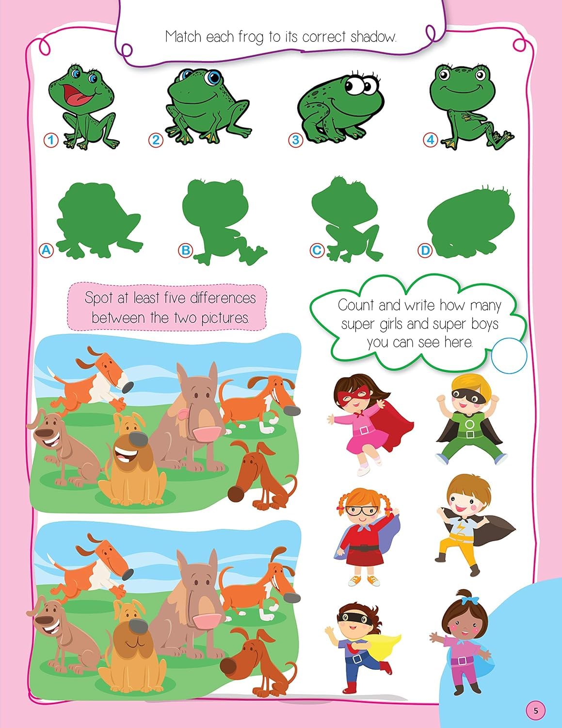 Dreamland Brain Games-Age 5+ - Puzzles to Keep Your Mind Sharp