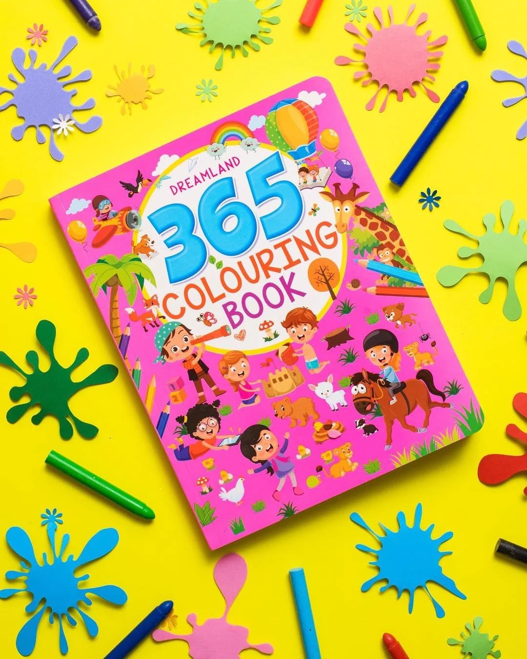 Dreamland 365 Colouring Book for Kids Aged 2 and above