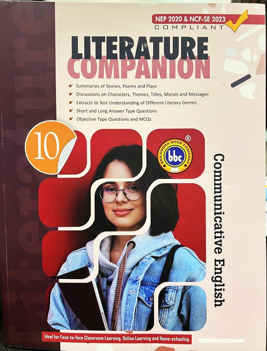 BBC Communicative & Literature Companion English Part 1 & 2 for Class 10 - Latest for 2025-26 Session - Paperback