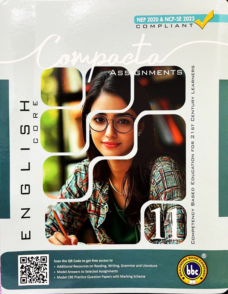 BBC Compacta Assignments English Core With Literature Companion for Class 11 - Set of 2 Books - Latest for 2025-26 Session. (Hardbound)