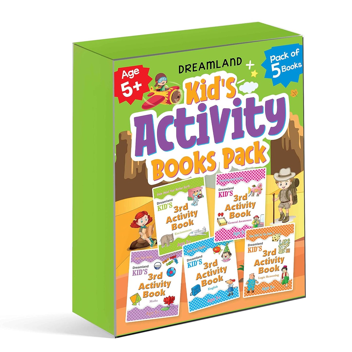Dreamland Kids Activity 3+ Pack - 5 Titles