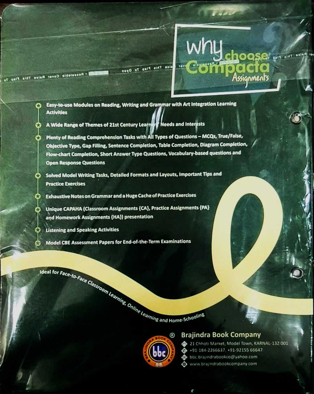 BBC Compacta English Assignments for Class 8 - Latest for 2026 Examination - New Revised Edition