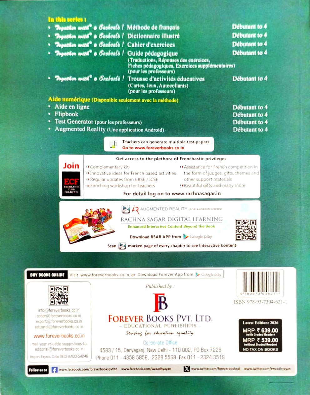 Together With e Enchante ! Methode de francais Textbook - 4