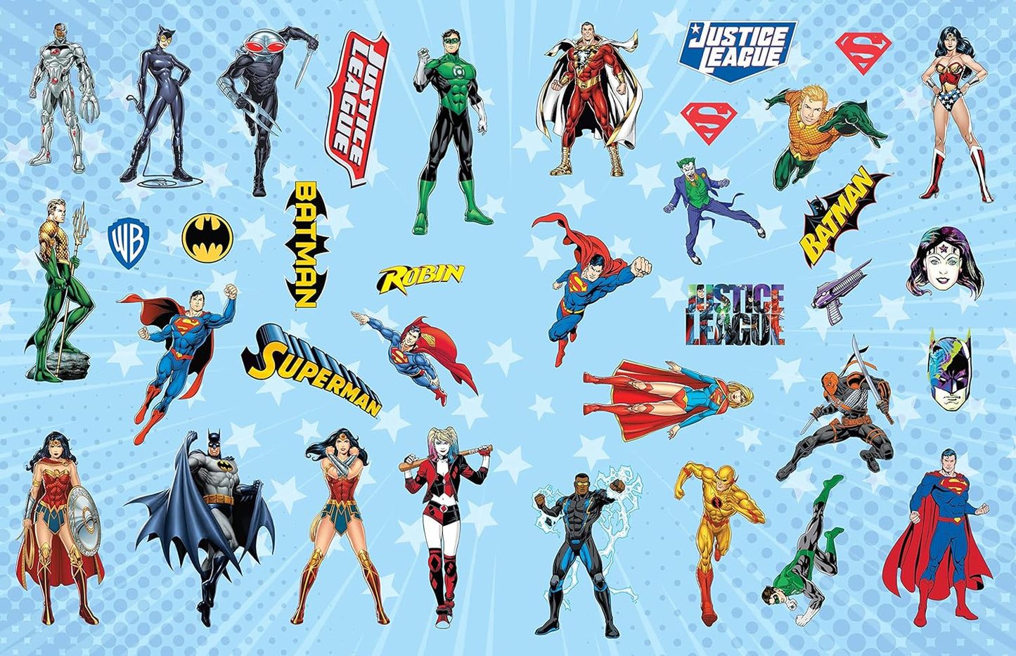 Dreamland Justice League Stickers Activity and Colouring Book