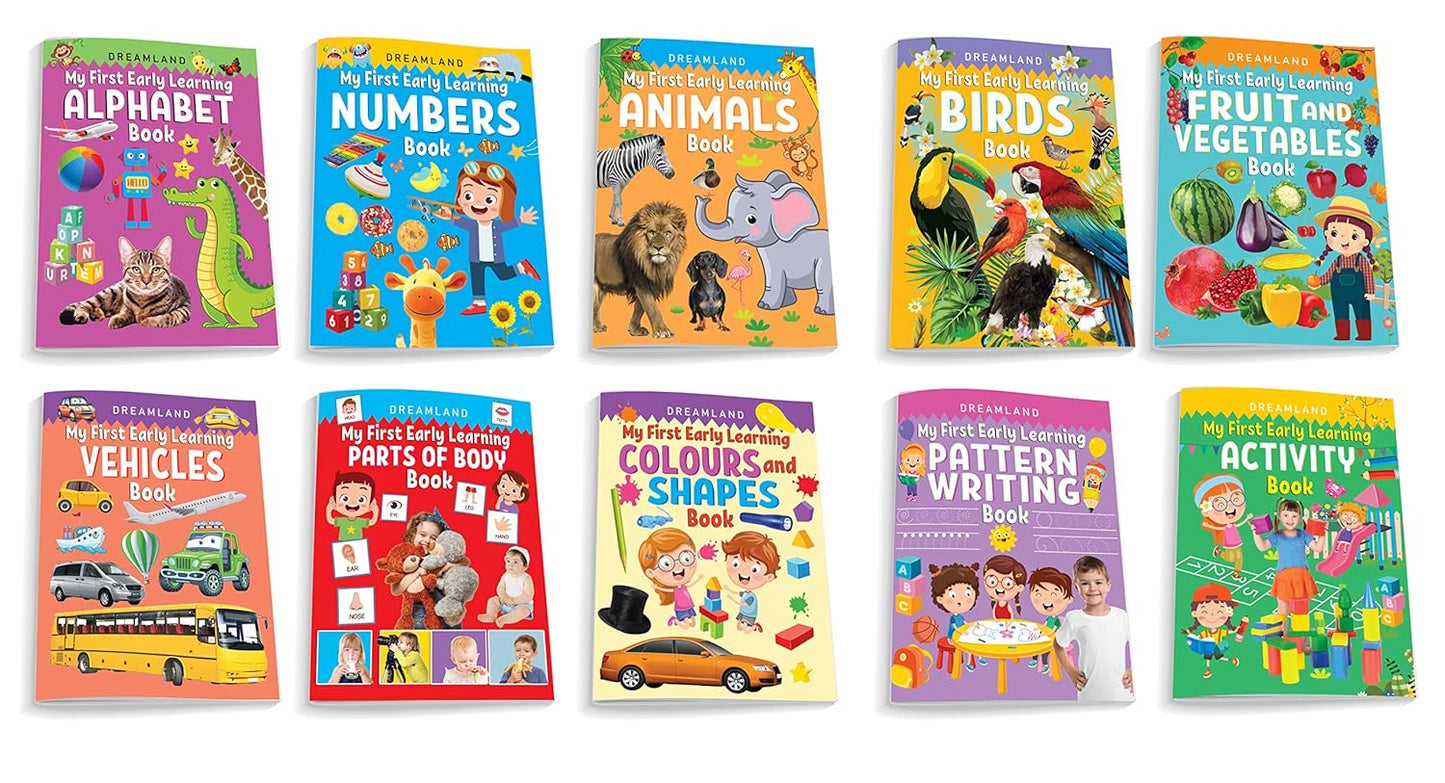 Dreamland My First Early Learning Pack of 10 Books for Kids