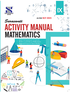 Saraswati Activity Manual Mathematics for Class 9 - Latest for 2025 Session. Paperback (Hardbound)