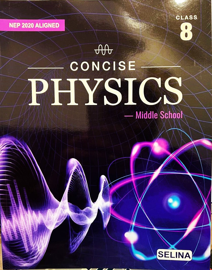 Selina Middle School Physics, Chemistry, Biology & Math Class 8 - Combo of 4 Books - Latest For 2025 Session