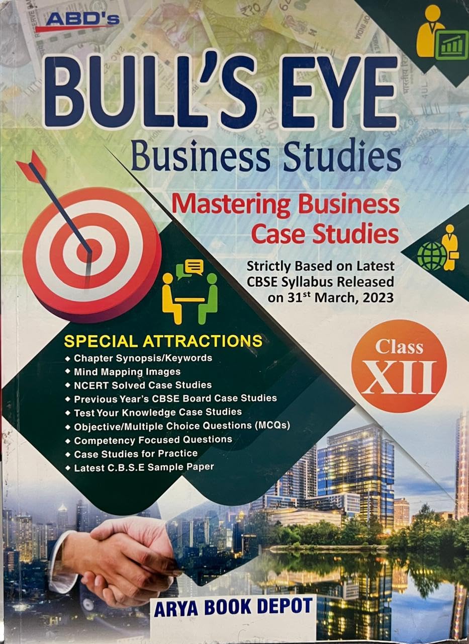 ABD Bulls Eye Business Studies Class 12 - 2025-26 Session.