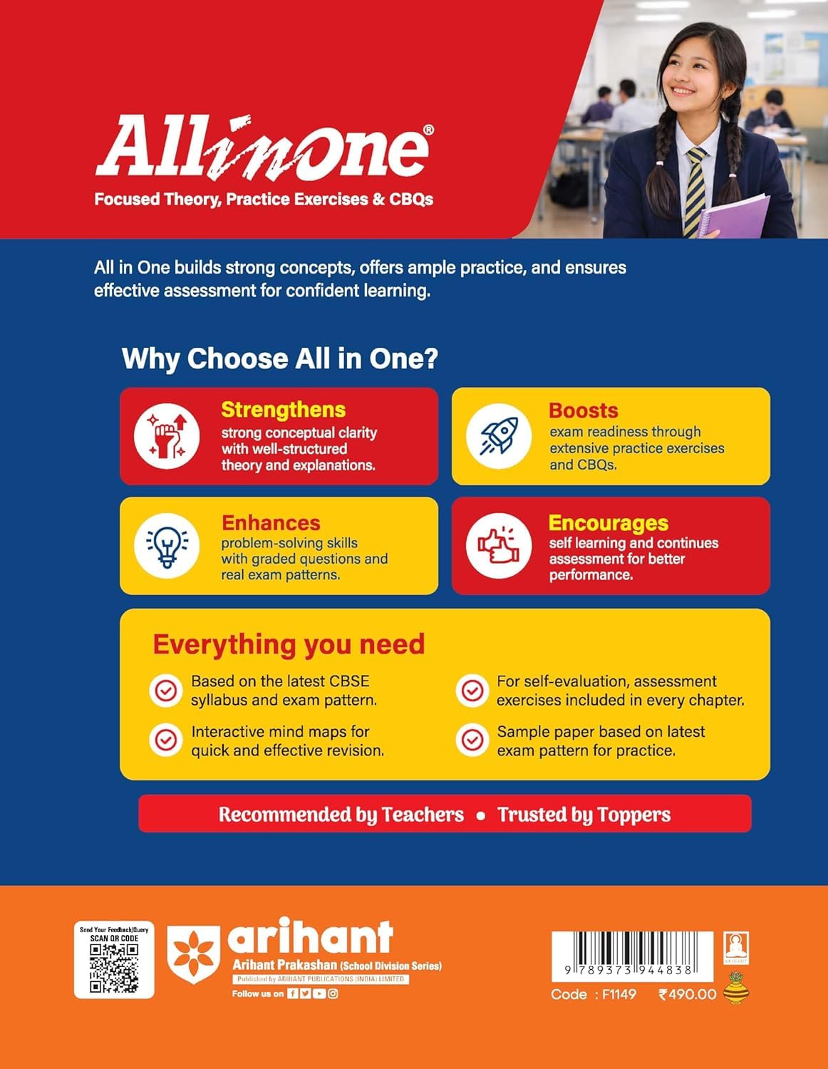 Arihant All in One English Communicative for Class 10 - Latest for 2026-27 Edition