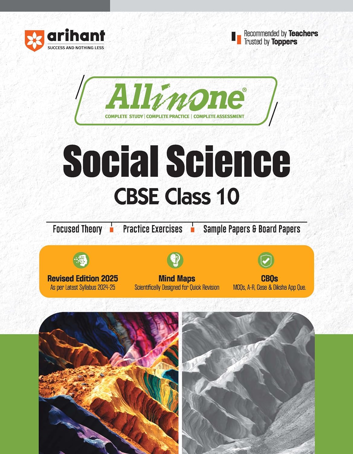 Arihant All in One CBSE Science, Mathematics, Social Science, English Language & Literature (Set of 4 Books) For Class 10 - Paperback for 2024-25