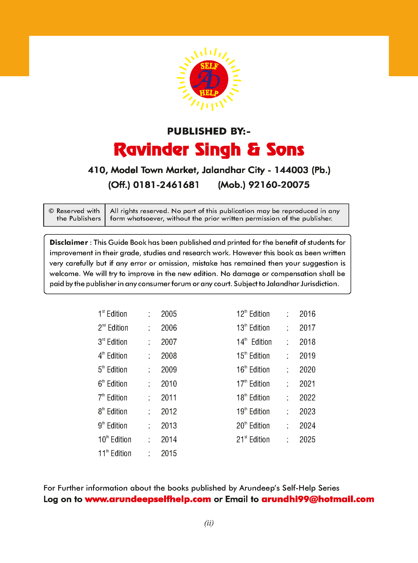 Arun Deep's Self Help to ICSE Concise Math For Class 10 - Latest for 2025-26 Session