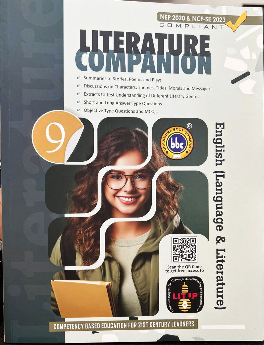 BBC Compacta Class 9 English Language & Literature with Literature Companion - Set of 2 Books for 2025-26 Examinations.