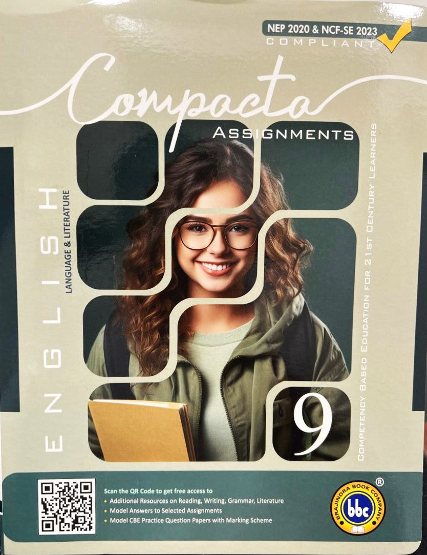 BBC Compacta Class 9 English Language & Literature with Literature Companion - Set of 2 Books for 2025-26 Examinations.