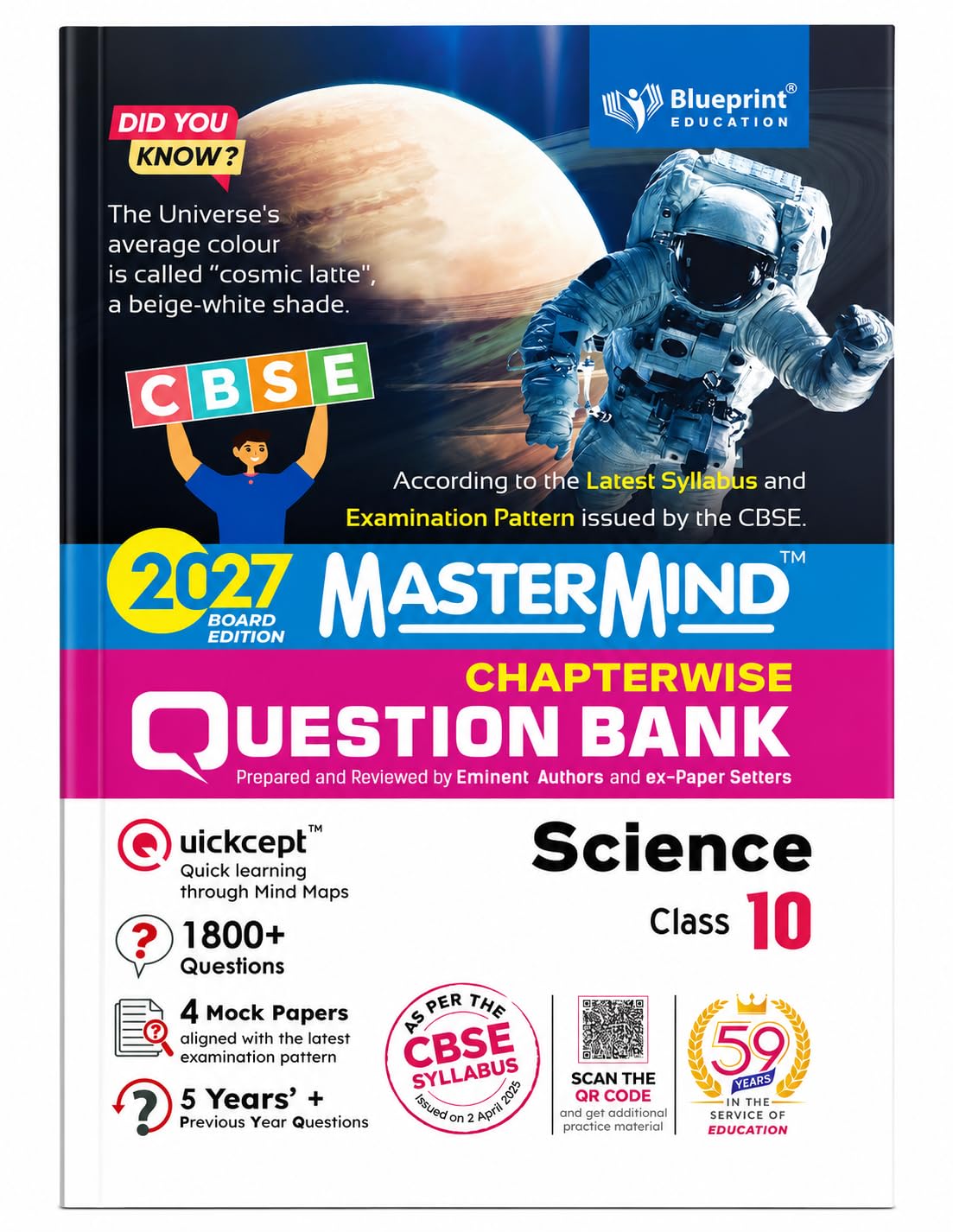 Blueprint - Mastermind Social Science, Mathematics (Standard) & Science CBSE Question Bank for Class 10 - Set of 3 Books - Latest for 2027 Examination