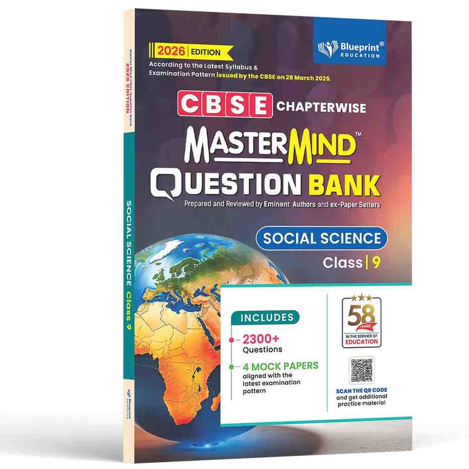 Blueprint Mastermind Question Bank Class 9 Science and Social Science. Set of 2 Books for 2025-26 Examination - Paperback
