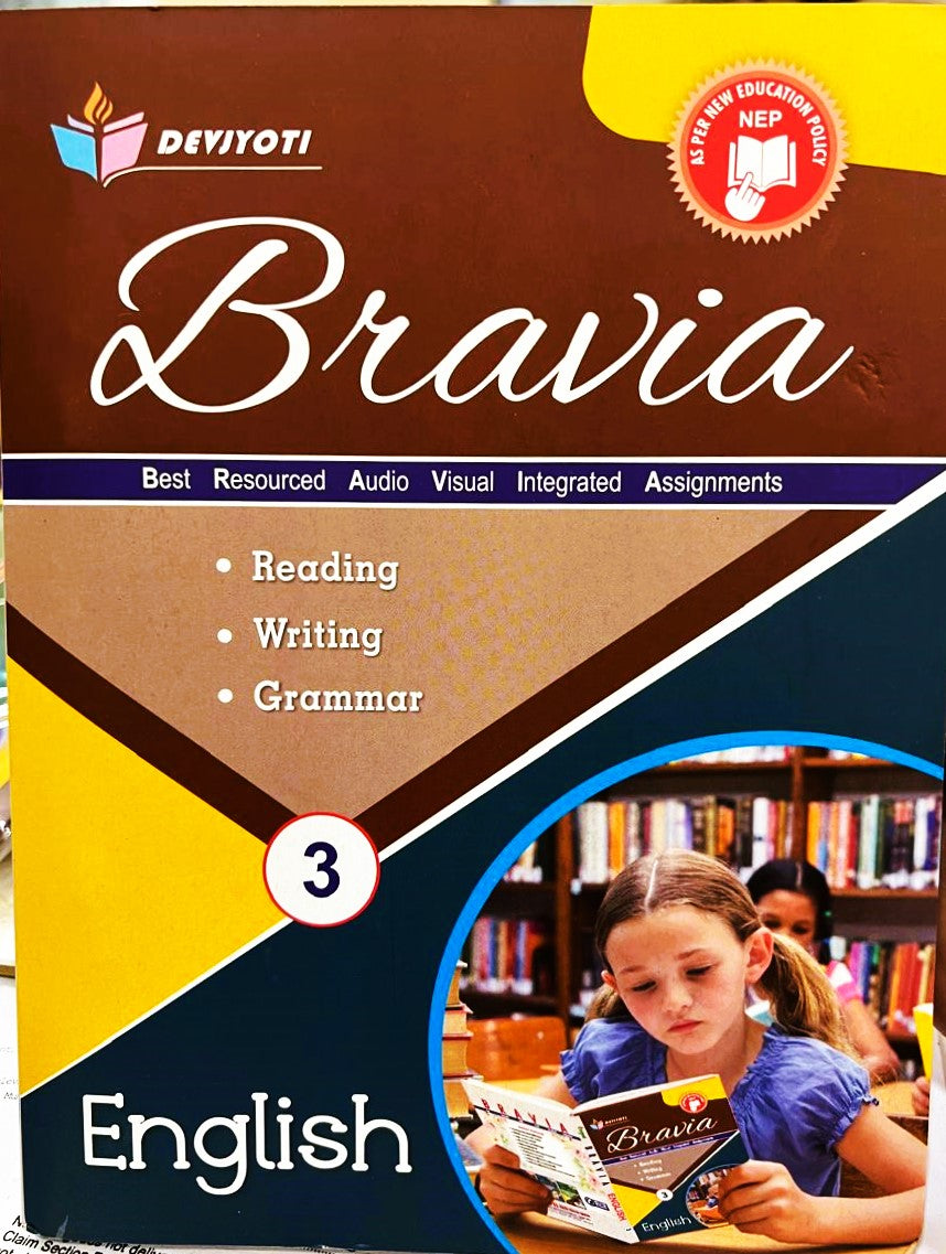 Devjyoti Bravia  English Assignments Class 3 - Latest For 2025 Session. Paperback
