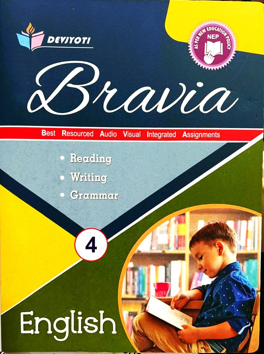 Devjyoti Bravia English Assignments Class 4 - Latest For 2025 Session. Paperback