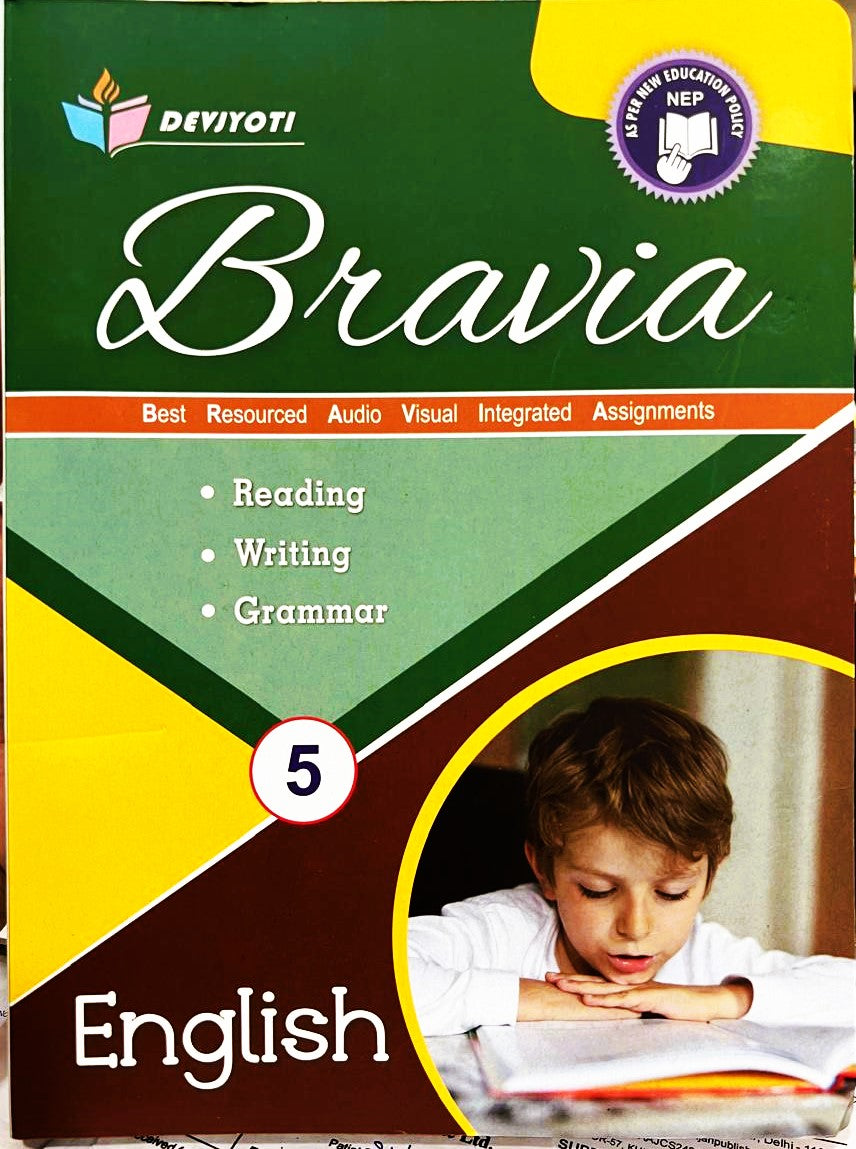 Devjyoti Bravia  English Assignments Class 5 - Latest For 2025 Session