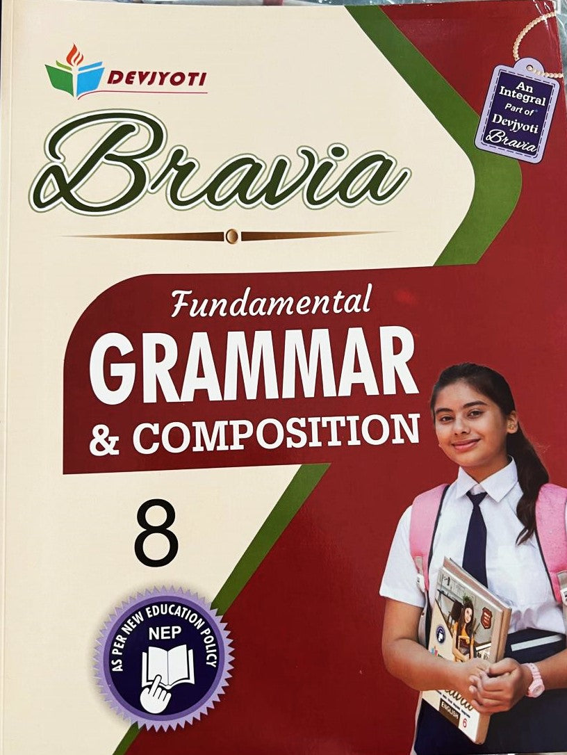 Devjyoti Bravia  English Assignments, Fundamental Grammar & Composition & Literature Companion (Set of 3 Books) for Class 8 - Latest For 2025 Session. Paperback