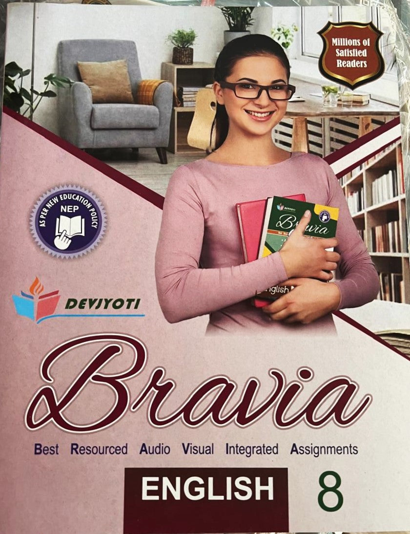Devjyoti Bravia  English Assignments, Fundamental Grammar & Composition & Literature Companion (Set of 3 Books) for Class 8 - Latest For 2025 Session. Paperback