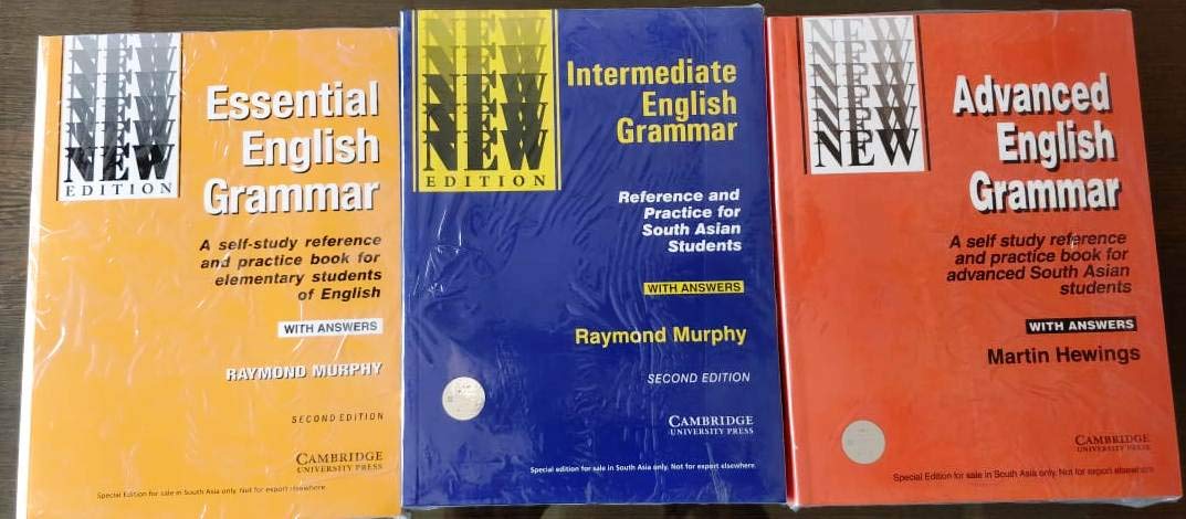 Cambridge Essential Grammar, Advanced Grammar and Intermediate Grammar