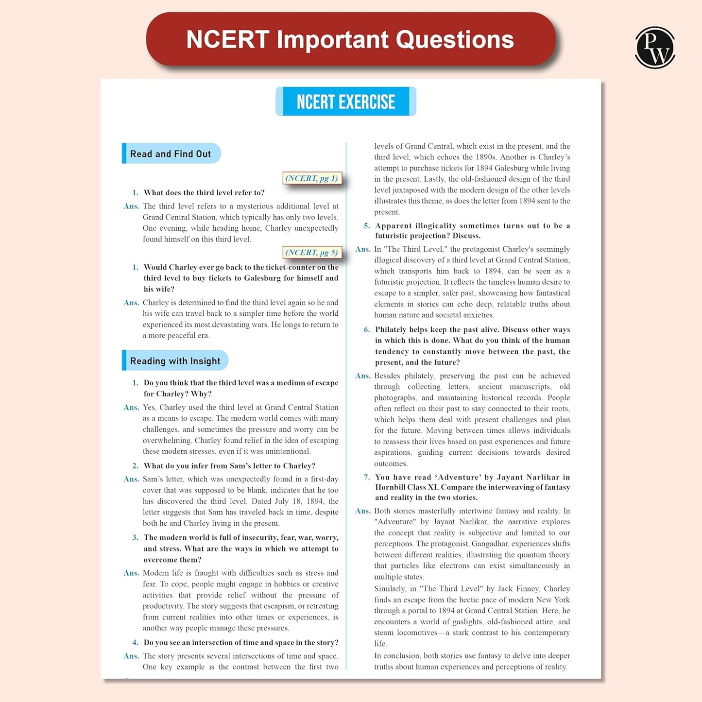 Physics Wallah (PW) CBSE Question & Concept Bank English Class 12 - Latest For 2026 Examination