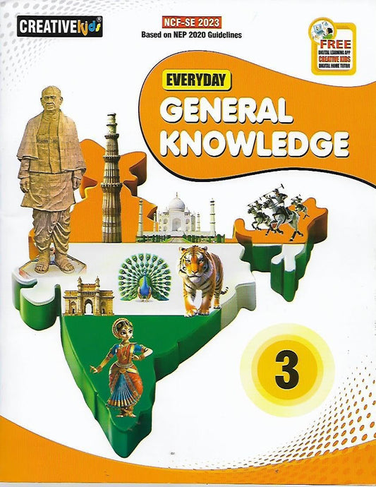Creative Kids Everyday General Knowledge for Class 3 (Based on NEP 2020 Guidelines) - Latest for 2025-26 Session. Paperback