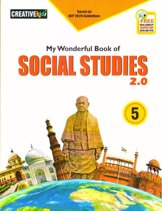 Creative Kids My Wonderful Book of Social Science 2.0 for Class 5 (Based on NEP 2020 Guidelines) - Latest for 2025-26 Session. Paperback