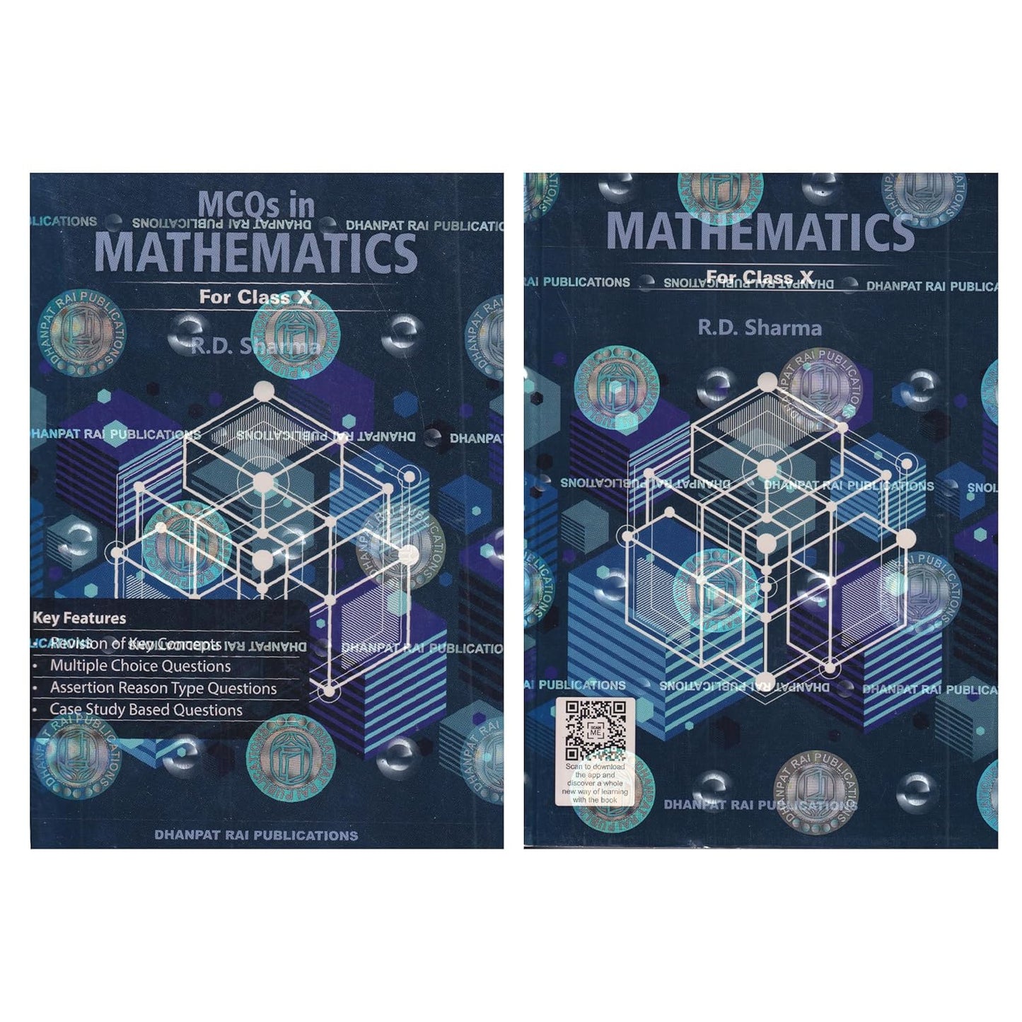 RD Sharma Mathematics for Class 10 CBSE for 2025-26 Session With MCQs Book. Set of 2 Books. Paperback