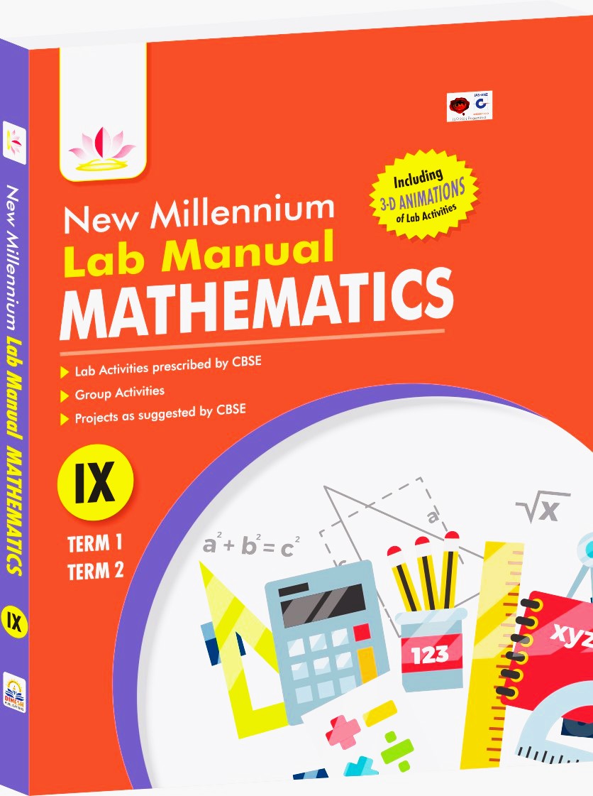 DINESH - New Millennium Lab Manual Mathematics Class 9 (Term 1 & 2) - Latest for 2025-26 Session. Paperback