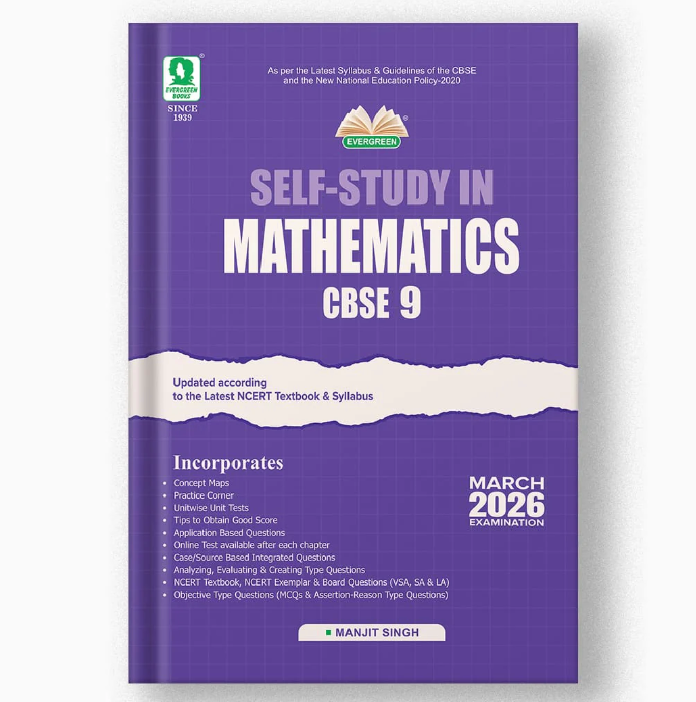 Evergreen CBSE Self Study Mathematics For Class 9 - Latest for 2026 Examination