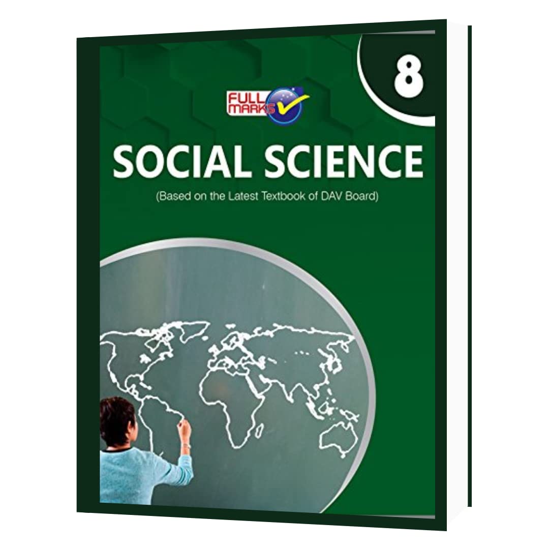 Full Marks DAV Social Science Class 8 for 20225-26 Examination (Paperback)