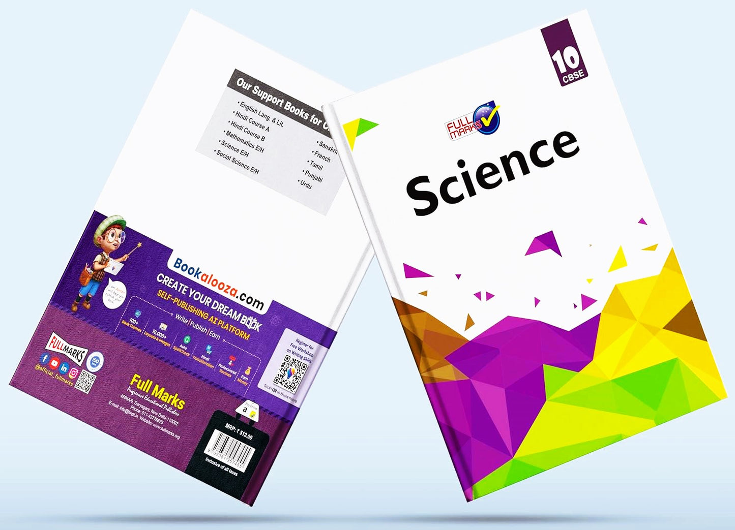 Full Marks CBSE Science For Class 10 - Latest for 2025-26 Session