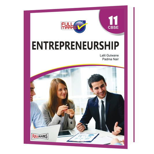 Full Marks Entrepreneurship Complete Study Material For Class 11 - Latest for 2025-26 Session