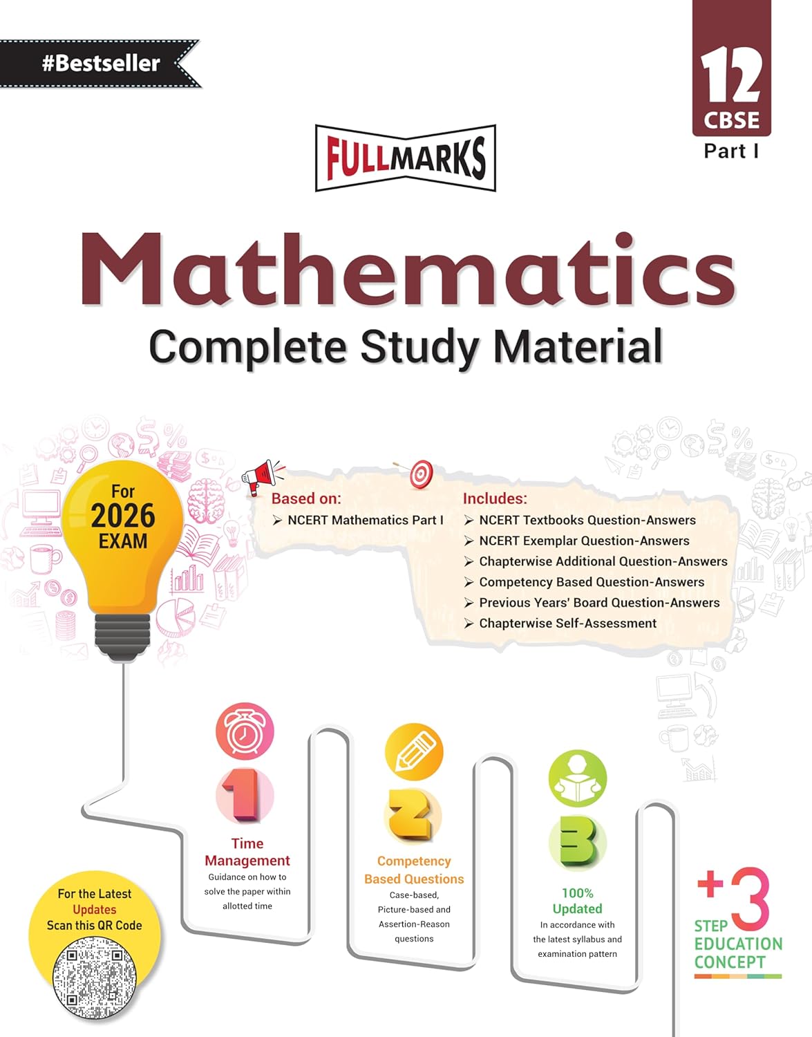 Full Marks Mathematics Part-1 Complete Study Material Class 12 - Latest for 2026 Session